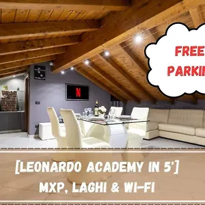  Appartamento Leonardo Academy In 5' - Parcheggio Gratis - Laghi & Wi-fi